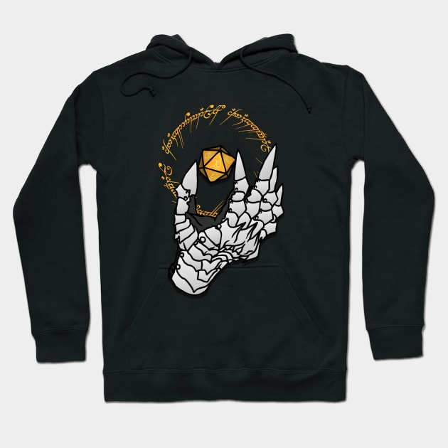 One Dice Of The Dark Lord Hoodie by sadpanda